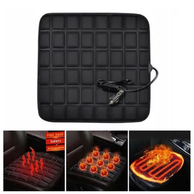 Produktbild von 12V Auto Sitzheizung Beheizbare Sitzauflage Heizkissen Heizmatten Universal PKW