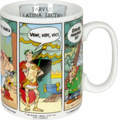 Immagine prodotto di Könitz Becher Asterix - Latin Fanzösisch, Tasse, Kaffeebecher, Porzellan, Bunt, 490 ml, 11 1 330 2419