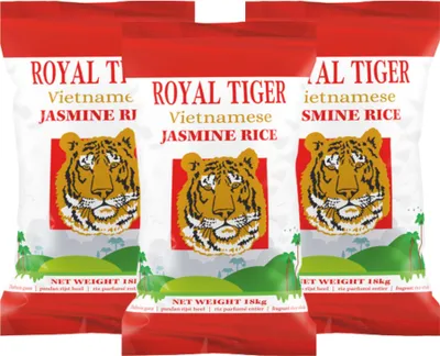 Produktbild von Royal Tiger vietnamesischer Jasminreis, 3x 18kg, Duftreis aus Vietnam
