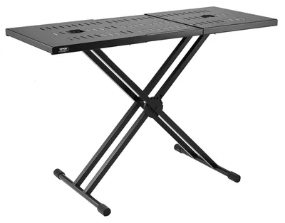 Obrázok produktu pre Prenosný DJ stôl - Prenosný stojan pre DJ - Stôl pre klávesy - Nastaviteľný DJ stôl - Mobilné DJ vybavenie