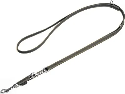 Produktbild von Mystique® Gummierte Umhängeleine Leine 12mm Standard Karabiner beige 3m