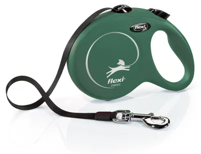 Productafbeelding van flexi New Classic met riem, kleur: groen, maat: L