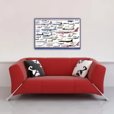 Immagine prodotto di Educativo - Istruzione - Poster - Aerei 2 + 1 Ü-Poster di dimensioni 61x91,5 cm