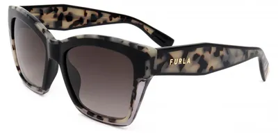 Produktbild von Furla SFU778V Shiny black 55/18/140 Damen Sonnenbrillen