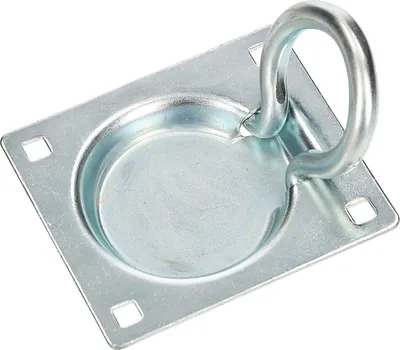 Zdjęcie produktu dla KOTARBAU® Wglebienie mocujace 90x75 mm do osadzenia w podlodze Solidne zabezpieczenie ladunku z jednej strony Uchwyt skrzyni