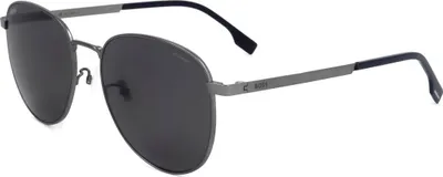 Produktbild von Hugo Boss BOSS 1536/F/S R80 MATTE DARK RUTHENIUM 57/18/145 Herren Sonnenbrillen