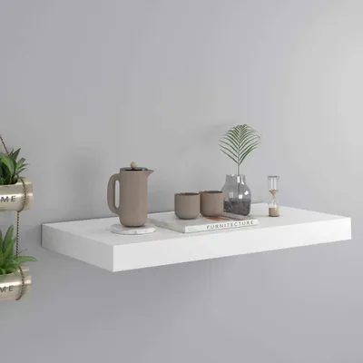 Produktbild von Maison Exclusive - Schweberegal Weiß 50x23x3,8 cm MDF