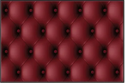 Produktbild von Wallario Wandbild Rote Ledertür, Größe: 61 x 91,50 cm, Poster mit schwarzem Aluminiumrahmen