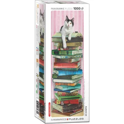 Produktbild von EUROGRAPHICS Vertikalpuzzle Akademische Katze 1000 Teile