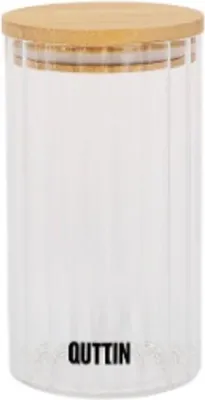Immagine prodotto di Barattolo in vetro trasparente Quttin 9 x 16 cm 780 ml 9 x 16,5 cm (12 pezzi)