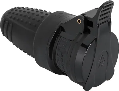 Immagine prodotto di Prese a muro esterna Rebel URZ3257, grado di protezione IP44, 16 A / 250 V, colore nero