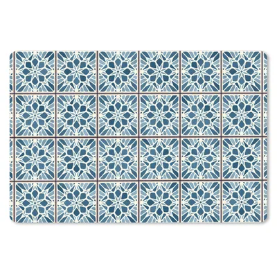 Produktbild von MuchoWow® Schreibtischunterlage Fliese - Vintage - Muster 60x40 cm - XXL Mauspad - Großes Mauspad