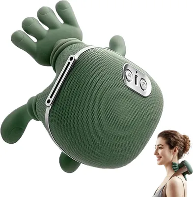 Image de Appareil de massage pour le cou et les épaules, massage 4D, sans fil, dimensions : 20x17x14 cm, avec fonction de chauffage