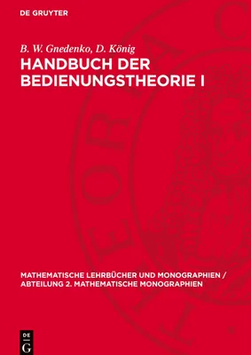 Produktbild von Handbuch der Bedienungstheorie I