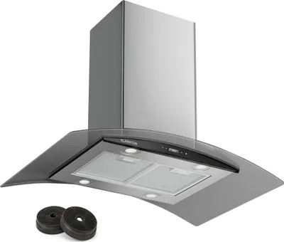 Produktbild von Klarstein Dunstabzugshaube 90cm, Abluft Dunstabzugshaube mit Spülmaschinenfestem Filter, LED-Beleuchtung & Touch Controls, Leise Abzugshaube mit 600 m³/h Luftstrom, Energieeffiziente Wandhauben