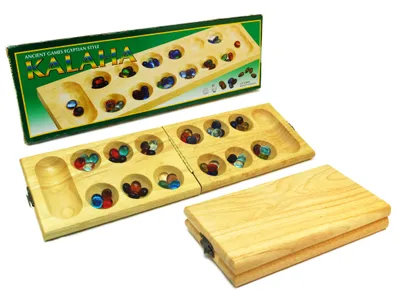 Obrázek produktu pro HOT Games Kalaha skládací dřevo 45x14cm.ste.glas
