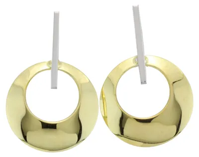 Produktbild von MIAMAR 1150951 Damen Ohrstecker Sterling-Silber 925 Bicolor Gold