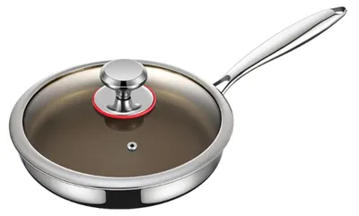 Produktbild von Titan-Bratpfanne mit hitzebeständigem Griff