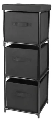 Image de DOCHTMANN Meuble de rangement à deux tiroirs 31 x 82 x 31 cm