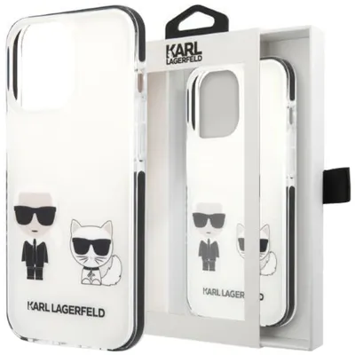 Produktbild von Etui Karl Lagerfeld Klhcp13Xtpekcw Na Iphone 13 Pro Max Hardcase - Białe Karl&Choupette