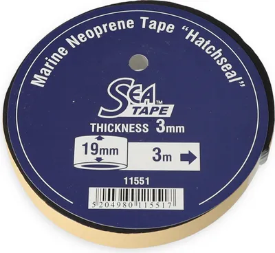 Produktbild von Neoprendichtband 3m x 19mm x 3mm, selbstklebend und flexibel
