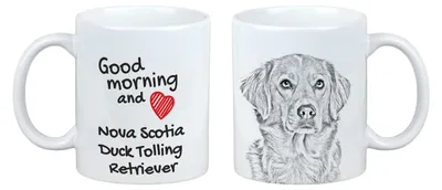 Imagen del producto de Art-Dog Taza de cerámica – Retriever de Nueva Escocia