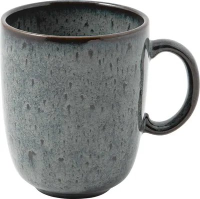 Produktbild von Kaffeetasse - Grau - Braun - 400 ml - Steingut
