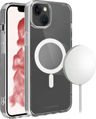 Produktbild von ViVanco™Mag Steady, Cover, Apple, iPhone 14 Plus, 17 cm (6.7"), Transparent