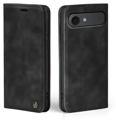 Produktbild von Handy Hülle für Apple iPhone 17 Air Klapphülle Bookcase Flip Cover Handy Tasche Etui Farbe: Schwarz