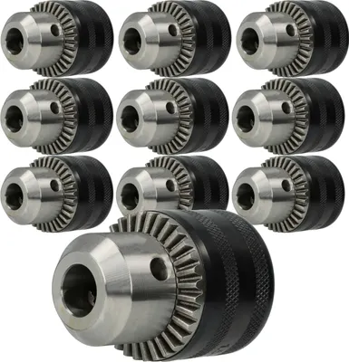Produktbild von Kress 10x Zahnkranzbohrfutter 1,5 - 13mm - 13mm (1/2") x 20 kompatibel mit Hilti Bohrmaschinen, Schlagbohrer