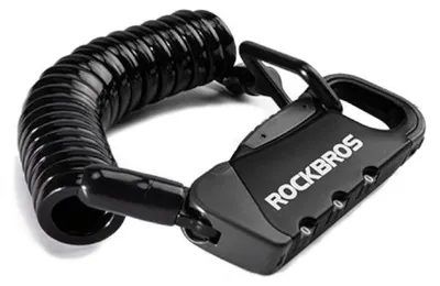 Zdjęcie produktu dla Zapięcie Rowerowe Rockbros Flex Kod 32120010001 czarne