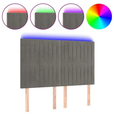 Produktbild von VidaXL 3122710, Hellgrau, Polyester, Holz, 1440 mm, 118 cm, 128 cm, 50 mm