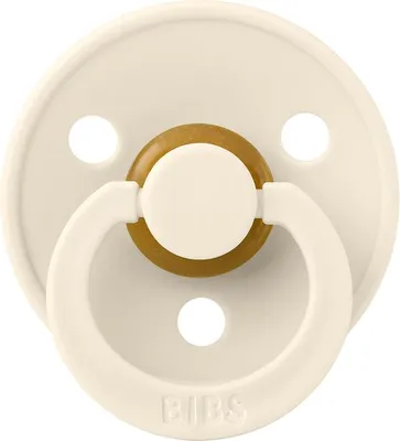 Obrázek produktu pro BIBS Dudlík z přírodního kaučuku Colour 1ks, velikost 2 - Ivory