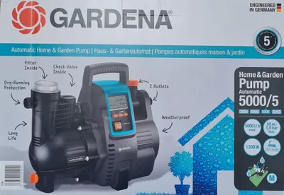 Zdjęcie produktu dla Gardena Comfort 5000/5E LCD, 1300 W, 5 bar, 5000 l/h, IPX4, Czarny, Niebieski