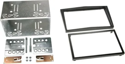 Productafbeelding van 2-DIN dashboardadapter voor Opel Corsa D, zwart mat