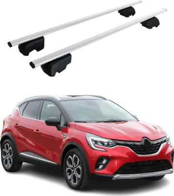 Obrázok produktu pre Priečne strešné nosiče pre Renault Captur 2020–2023, strieborné, ABE