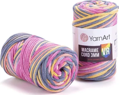 Image de Cordon macramé 3 mm VR fil 4 x 250 g 913