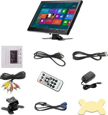 Zdjęcie produktu dla Przenośny monitor, rozdzielczość HD, kompatybilność z wieloma wejściami, wtyczka EU