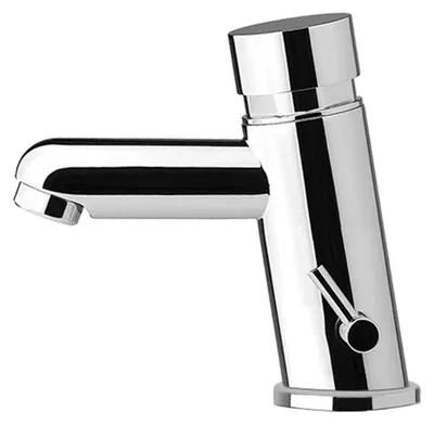 Immagine prodotto di Miscelatore per lavabo a controllo temporizzato, linea MAGNETIC, con regolazione della temperatura, finitura cromata