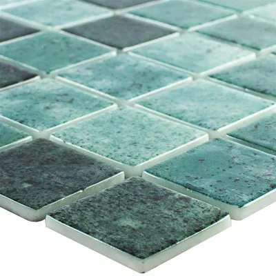 Produktbild von Glas Schwimmbad Mosaik Baltic Grün 38x38mm
