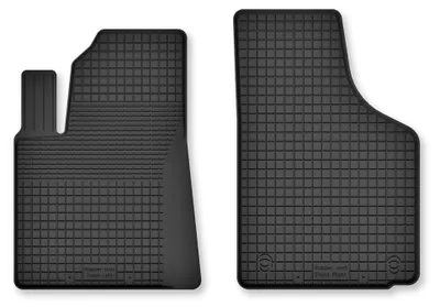 Produktbild von Gummi-Fußmatten Vorne für Mercedes C-Klasa W206 2021- (Limousine/Kombi) – 2-tlg, Schwarz, Semi-Universal, angepasst – Wielganizator Semi-Universal