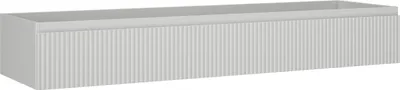 Immagine prodotto di Mexen Rivel mobile da bagno sottolavabo 160 cm, 1 cassetto, scanalato, grigio opaco - 91A20-16023-1-BF62