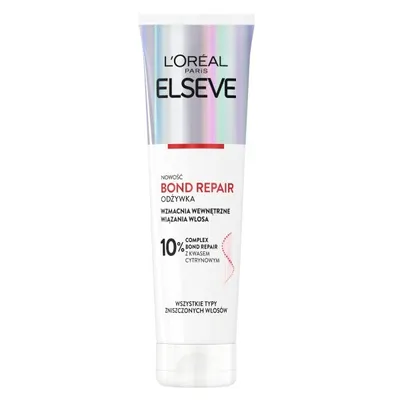 Zdjęcie produktu dla L'Oreal Paris Elseve Bond Repair Odżywka wzmacniająca wewnętrzne wiązania włosa, 150ml