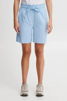 Produktbild von OXMO OXDaniella Shorts Damen Shorts Elegante Kurze Hose mit Stretch elastischer Bund mit Tunnelzug Regular-Fit