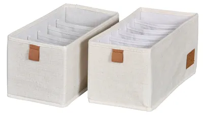 Produktbild von LOVE IT STORE IT - Premium - Schrank Organizer 2-teilig - Schubladenbox aus Stof