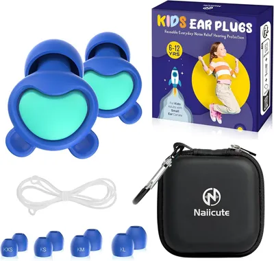 Produktbild von Gehörschutz Kinder 6 bis 12 Jahre, 26 dB Lärmschutz, wiederverwendbar, für Konzentration