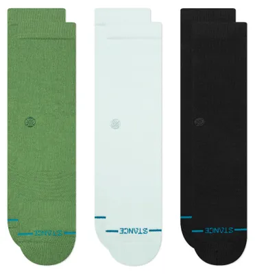 Produktbild von Stance Icon 3 Pack Crew Socken ICe BLue