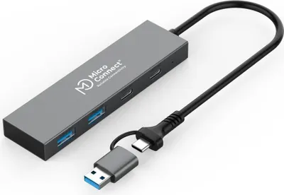 Immagine prodotto di Hub USB MicroConnect Premium a 4 porte 2x