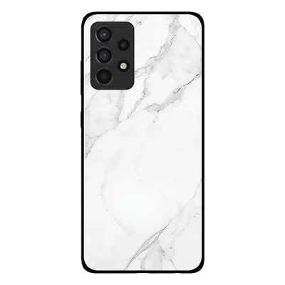 Produktbild von Smartphonica Handyhülle für Samsung Galaxy A52 5G mit Marmordruck - TPU-Hülle mit Marmor-Design - Weiß