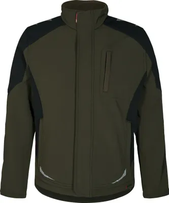 Produktbild von F. Engel Galaxy Softshelljacke, Forest Green/Schwarz, Gr. S